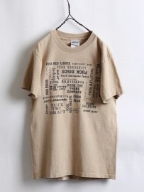 90's Fuck Print T-Shirt Made In Canada (S)