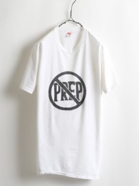 80's Hanes No Prep Stain Print T-Shirt (L)