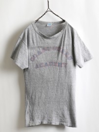70's Champion USCGA Stain Print 88/12 T-Shirt (M)