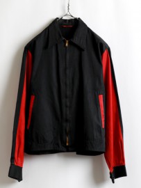 40's Unknown 2 Tone Satin Sports Jacket (about S)