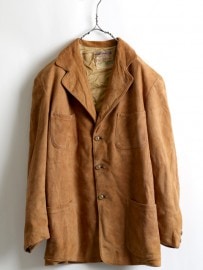 40's CALIFORNIAN Deer Skin Leather Jacket (about 38)