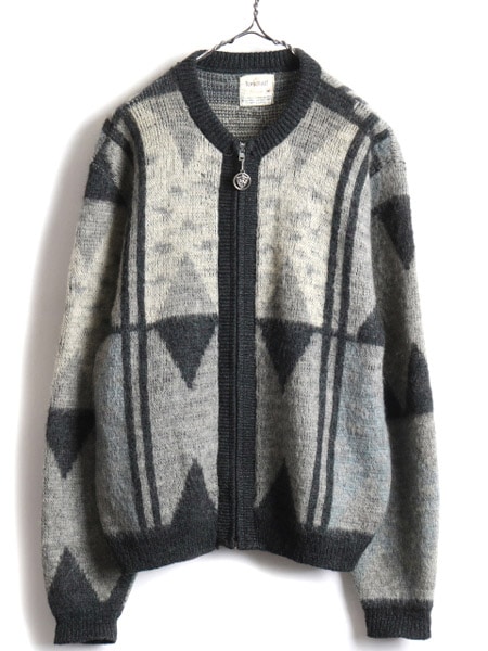 60s ウールジャケット　ジップ　カーディガン　virgin wool 60s ウールジャケットジップカーディガンvirgin wool