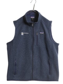 ハチ パタゴニア★ベターベスト XL 企業ロゴ 両面プリント ヴィンテージ P-6ロゴポケットレスポンシビリティーホワイト白PATAGONIA39178