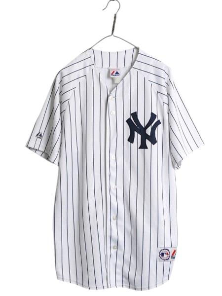 ヤンキース ベースボール シャツ メンズ XL 程 MLB オフィシャル
