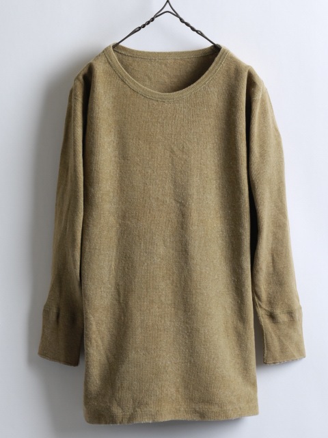 40's US ARMY Wool C/N Underwear (about S��M)