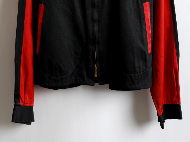 40's Unknown 2 Tone Satin Sports Jacket (about S)