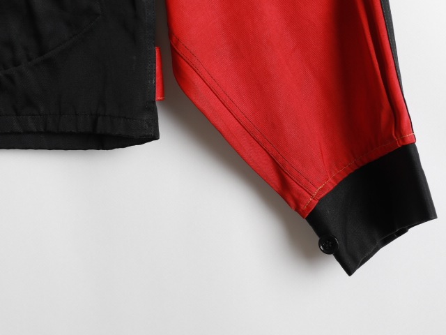 40's Unknown 2 Tone Satin Sports Jacket (about S)