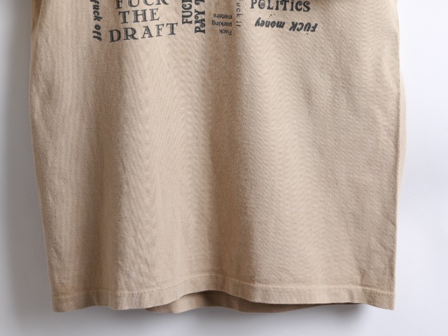 90's Fuck Print T-Shirt Made In Canada (S)