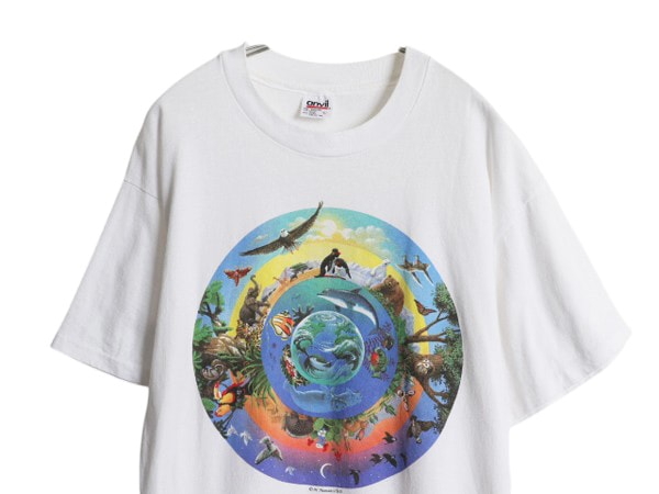 USA ヴィンテージ アメリカ Tシャツ バイカー ビンテージ 90s アニマル 90s USA製 ヴィンテージ Tシャツ HABITAT XCIII アニマル - メルカリ
