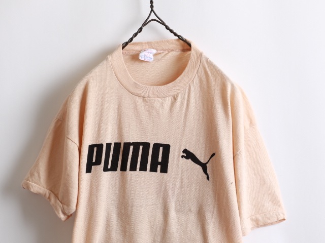 80's MORE Pakistan Cotton Puma Stain Print T-Shirt (L)