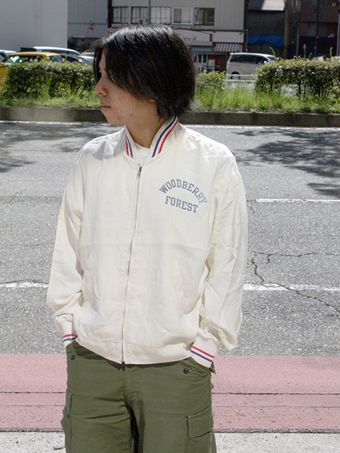 60's Sportswear Rayon College Jacket (M)