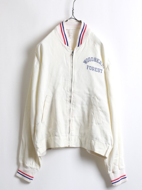 60's Sportswear Rayon College Jacket (M)
