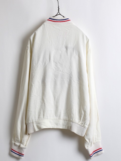 60's Sportswear Rayon College Jacket (M)