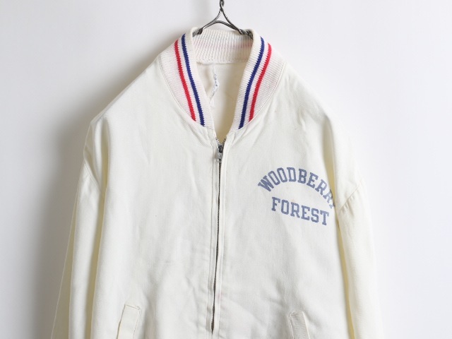 60's Sportswear Rayon College Jacket (M)