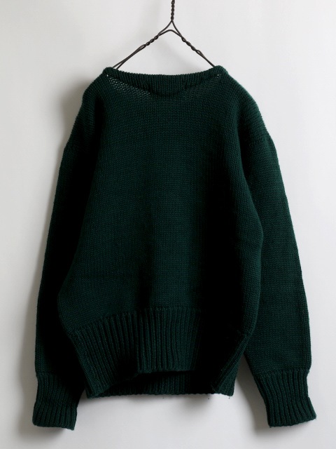 50's James Campion Boat Neck Wool Knit Sweater (about S~M)