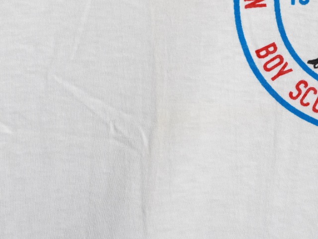 Dead Stock 60's Official Boy Scout Stain Print T-Shirt (L)
