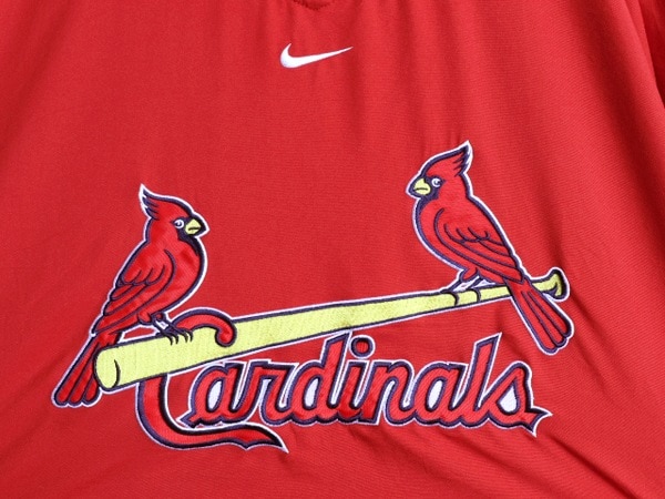00s MLB オフィシャル ナイキ カージナルス ナイロン ジャケット