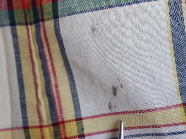 60's Bradfield S/S Madras Check Cotton Shirt (L)