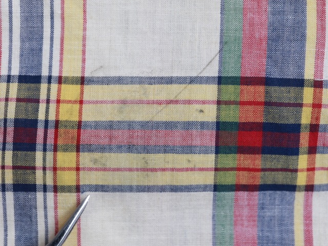 60's Bradfield S/S Madras Check Cotton Shirt (L)