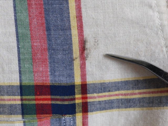 60's Bradfield S/S Madras Check Cotton Shirt (L)