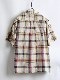 60's Bradfield S/S Madras Check Cotton Shirt (L)
