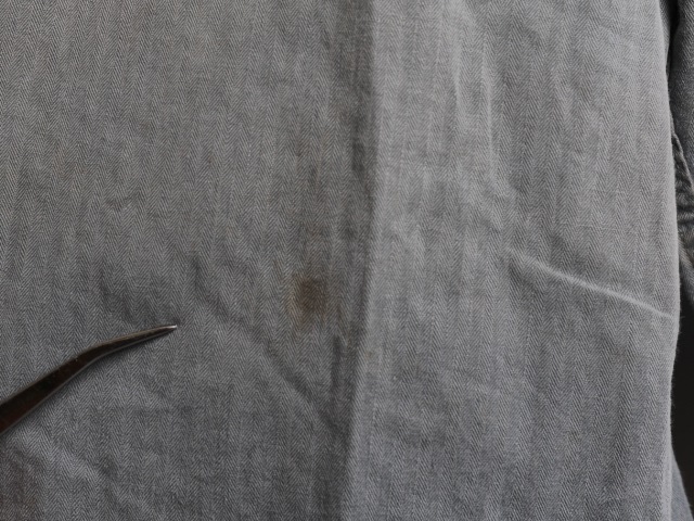 60's Unknown Grey HBT Work Shirt (16)