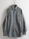 60's Unknown Grey HBT Work Shirt (16)