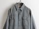 60's Unknown Grey HBT Work Shirt (16)