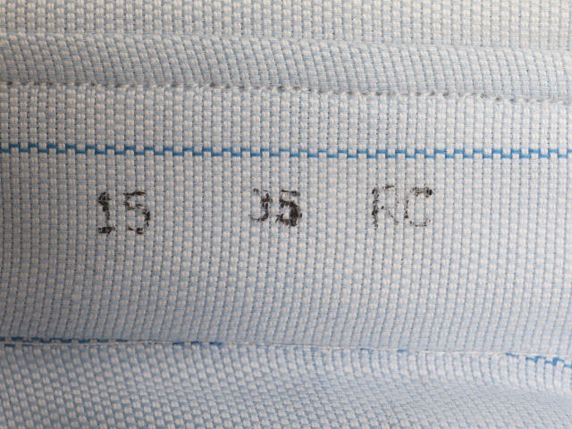 Dead Stock 50's Du Taurier Sax Blue Stripe Cotton B/D Shirt (15-35)