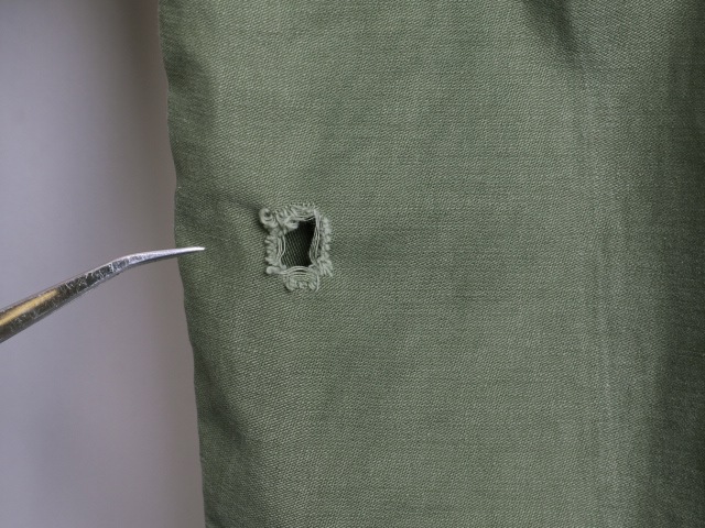 Dead Stock 50's Du Taurier Sax Blue Stripe Cotton B/D Shirt (15-35)