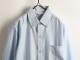Dead Stock 50's Du Taurier Sax Blue Stripe Cotton B/D Shirt (15-35)