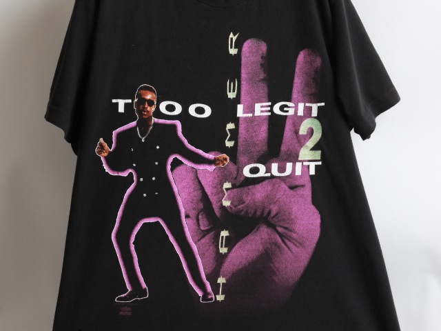 90's MC Hammer "Too Legit To Quit" T-Shirt (XL)