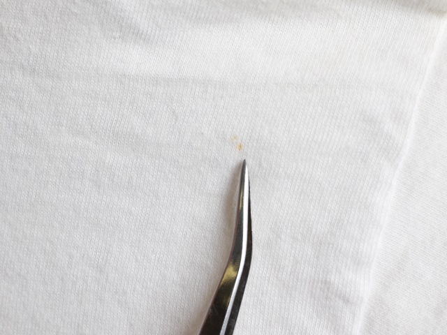 60's USNA Stain Logo Print Ringer Cotton T-Shirt (about L)