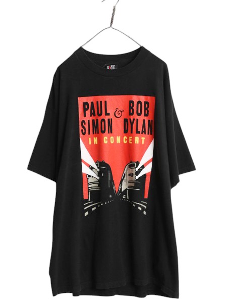 ボブ・ディラン Tシャツ Lサイズ バンド ロック Tシャツ ボブ ディラン Bob Dylan イエロー : T