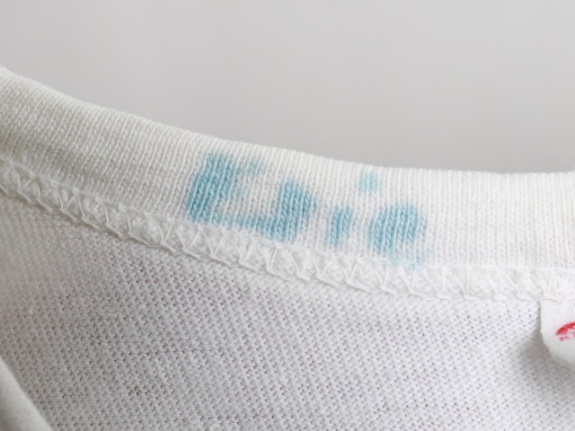 60's Champion Football T-Shirt Stain Number Print (M)