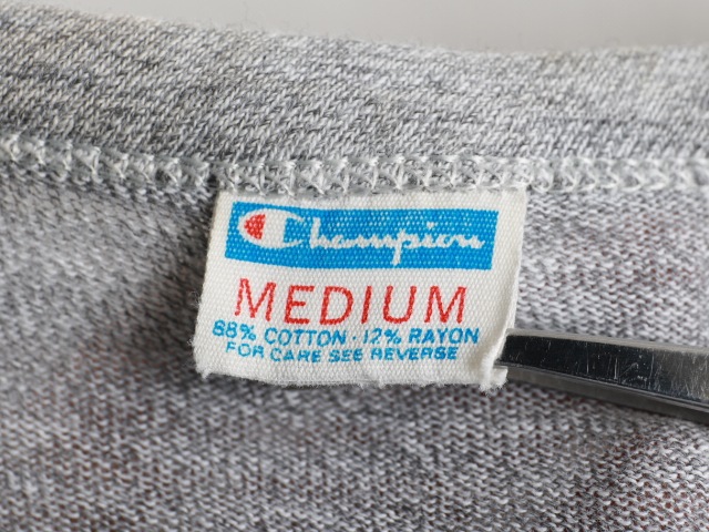 70's Champion USCGA Stain Print 88/12 T-Shirt (M)