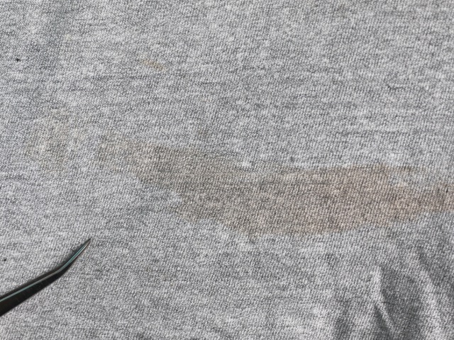 70's Champion USCGA Stain Print 88/12 T-Shirt (M)