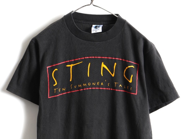 STING Ten Summoner's Tales ツアーTシャツ Vintage 1993 Sting Ten Summoner's Tale World Tour T Shirt