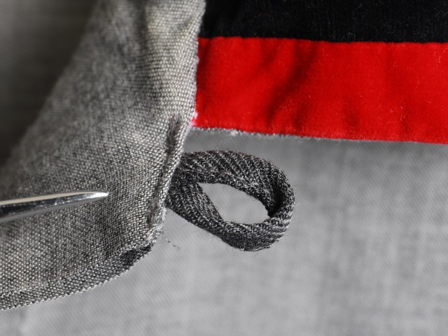 60's Unknown Fly Front Open Collar Shirt (about S��M)