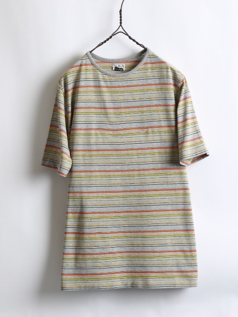 70's Shelfield Multi Border S/S T-Shirt (M)