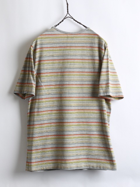 70's Shelfield Multi Border S/S T-Shirt (M)