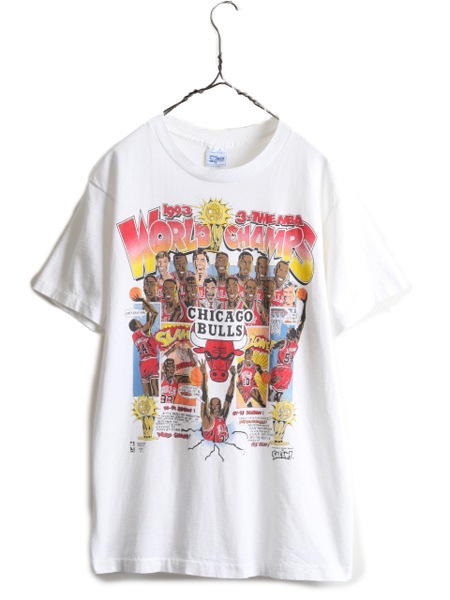 BULLS/袖裾シングル/90ｓ/フェード/Tシャツ/バスケ/シカゴブルズ　中古 39b16a8521f9ecb212e42dd0731c5e