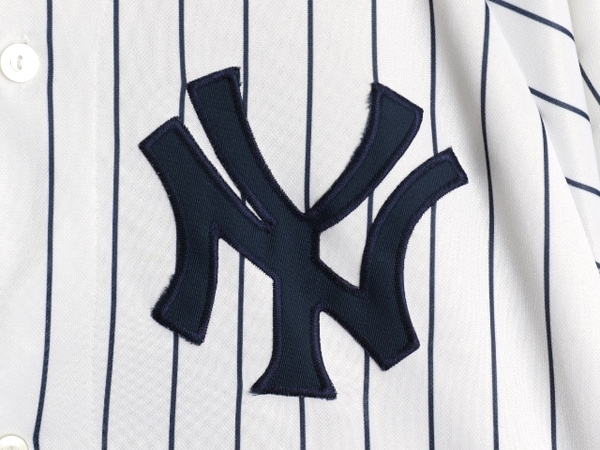 ヤンキース ベースボール シャツ メンズ S 程/ MLB オフィシャル マジェスティック 大リーグ ユニフォーム ゲームシャツ 半袖シャツ 重ね着 ヤンキース ベースボール シャツ メンズ M 程/ MLB オフィシャル