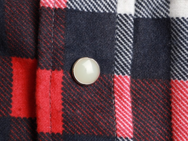 Dead Stock 70's Washington Dee Cee Print Flannel Check Western Shirt (14-32)