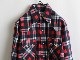 Dead Stock 70's Washington Dee Cee Print Flannel Check Western Shirt (14-32)