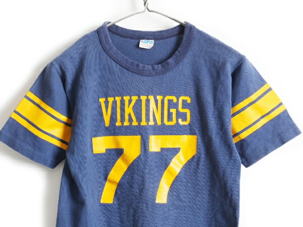 ビンテージ　70s 80s フットボールT 88 ナンバリング　ゾロ目 70s USA製 ビンテージ ☆ Champion チャンピオン 両面 ゾロ目