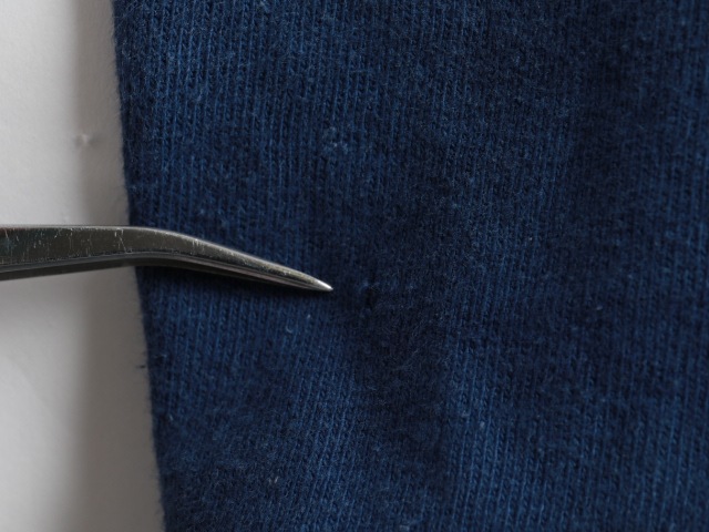 70's Champion Blue Bar Tag Rubber College Print Football T-Shirt