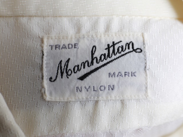 60's Manhattan L/S Nylon Shirt(about M)