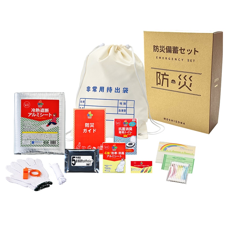 防災 備蓄 携帯 BCP 大口注文 まとめ買い 法人向け 企業・自治会に最適 A4ボックスで難燃性de持出袋12点セット