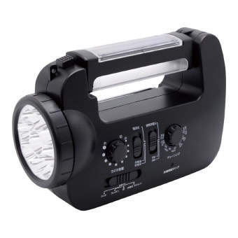 防災 備蓄 携帯 BCP対策 法人向け 大口注文 まとめ買い ソーラーパネル内蔵 手回し充電ラジオライト (防災・防犯)ソーラーパネル内蔵 乾電池/充電池式手回し充電ラジオライト